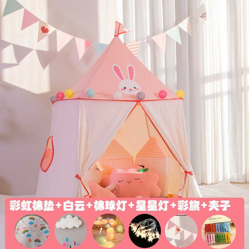 Casitas de Juego Infantiles Indias para Niños y Niñas, para Interiores y Exteriores, Estilo Castillo, Juguetes, Dropshipping Internacional, Selección Cuidadosa