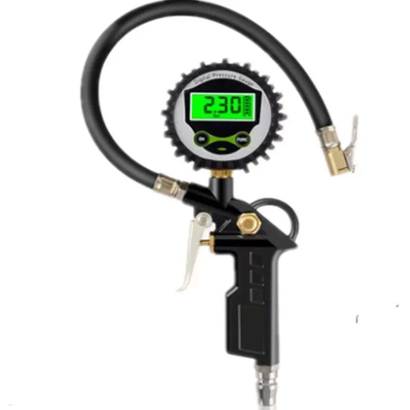 Car Tire Pressure Gauge, Motorcycle Inflation Gun, High-Precision Tire Pressure Gun, Air Pressure Gauge, Tire Pressure Tester, Inflator Gun