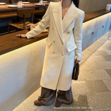 25秋冬M家新款字母双排扣翻领休闲百搭气质风衣外套1203