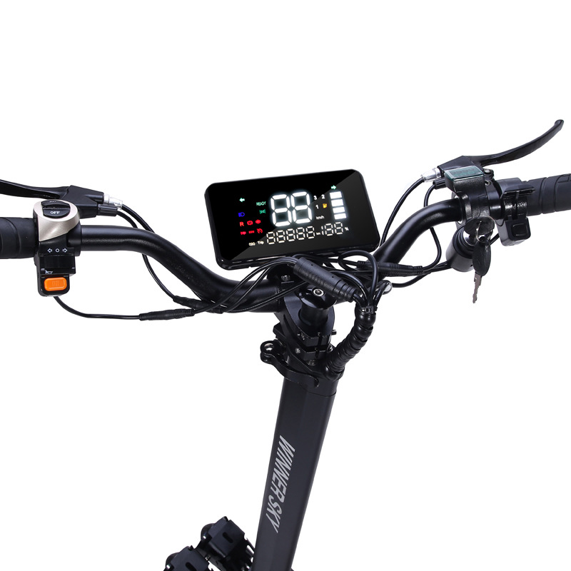 Dual-Drive Electric Scooter for Commuting, Lithium Battery Foldable Off-Road 11inch Electric Scooter
