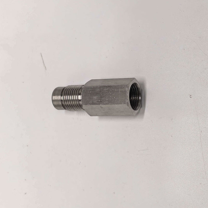 In-stock cross-border best-selling universal car modification accessories stainless steel sensor 180-degree extension connector M8*1.5