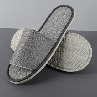 Factory wholesale five-star hotel special disposable slippers good quality thick non-slip season logo