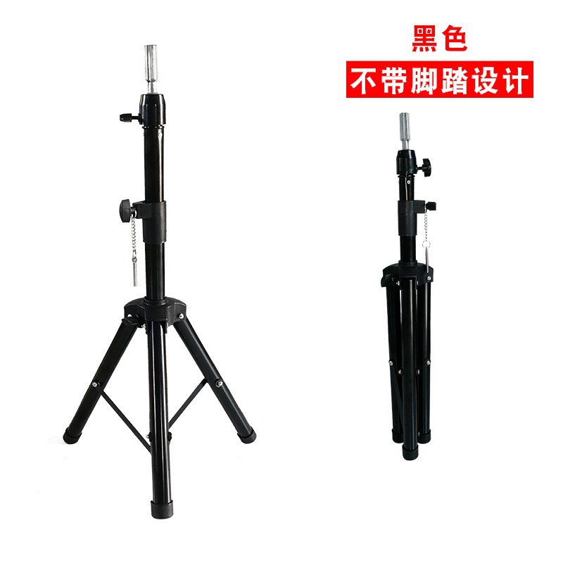 Cabeza de maniquí con trípode para práctica de peluquería