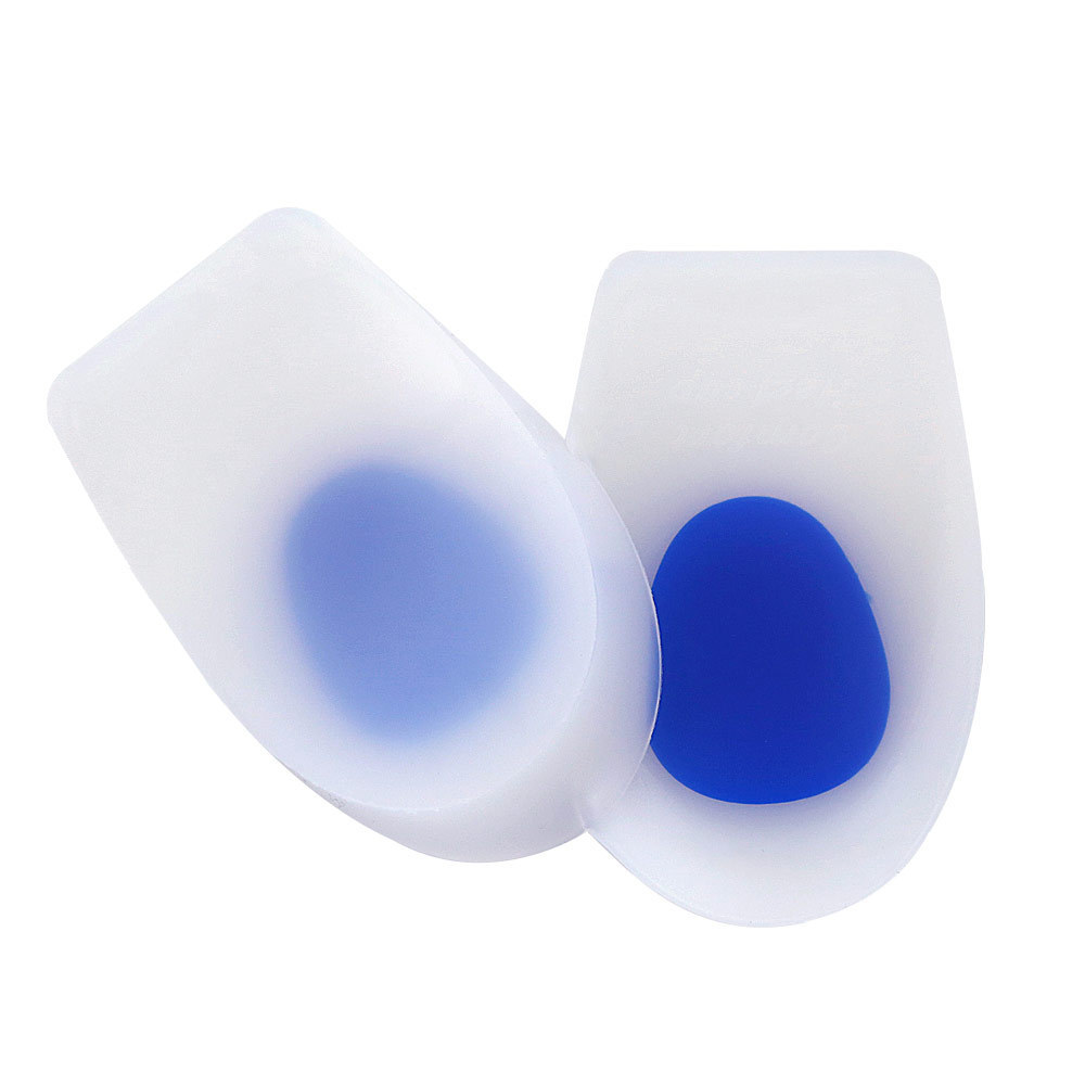Almohadilla del talón almohadilla del talón de silicona transparente autoadhesiva aliviar el dolor del talón de los hombres y las mujeres de silicona taza del talón almohadilla del talón fabricante image 6