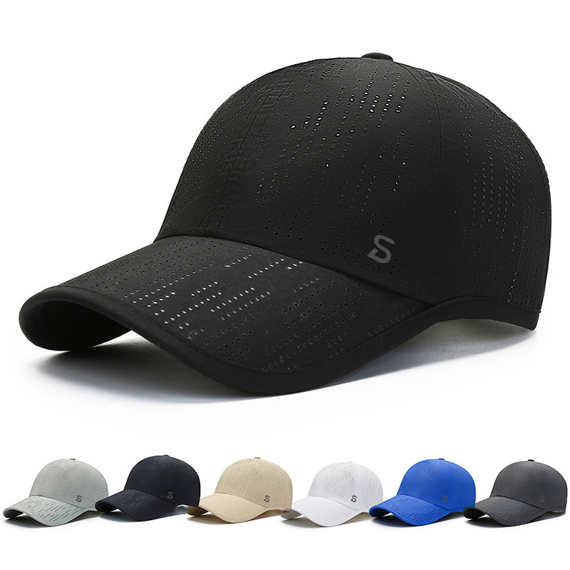 Original Di Sangsa nuevo sombrero de secado rápido malla para hombre gorras deportivas transpirables gorras de béisbol al aire libre para mujer