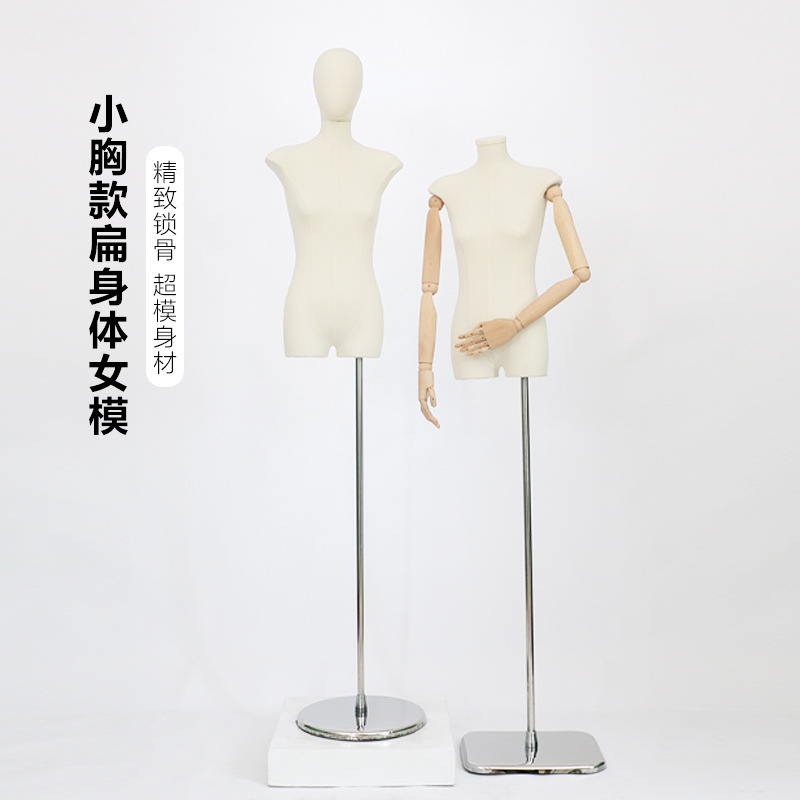 Maniquí Femenino de Medio Cuerpo de Plástico, para Tienda de Ropa image 3
