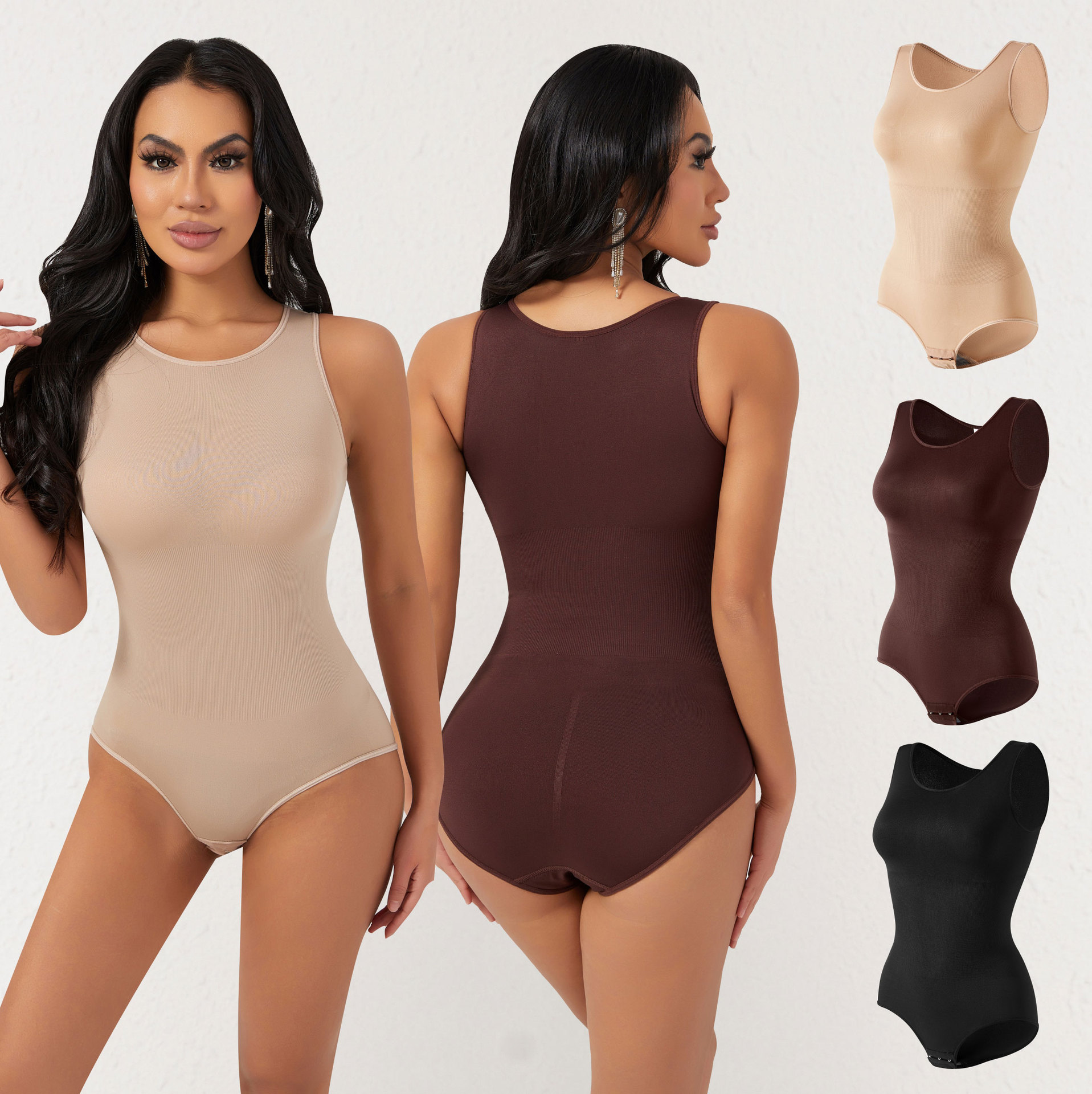 Amazon One-Piece Shapewear for Women, Postpartum Tummy Control, Waist Slimming Body Shaper, Vest, Butt-Lifting, Base Shaping One-Piece Underwear