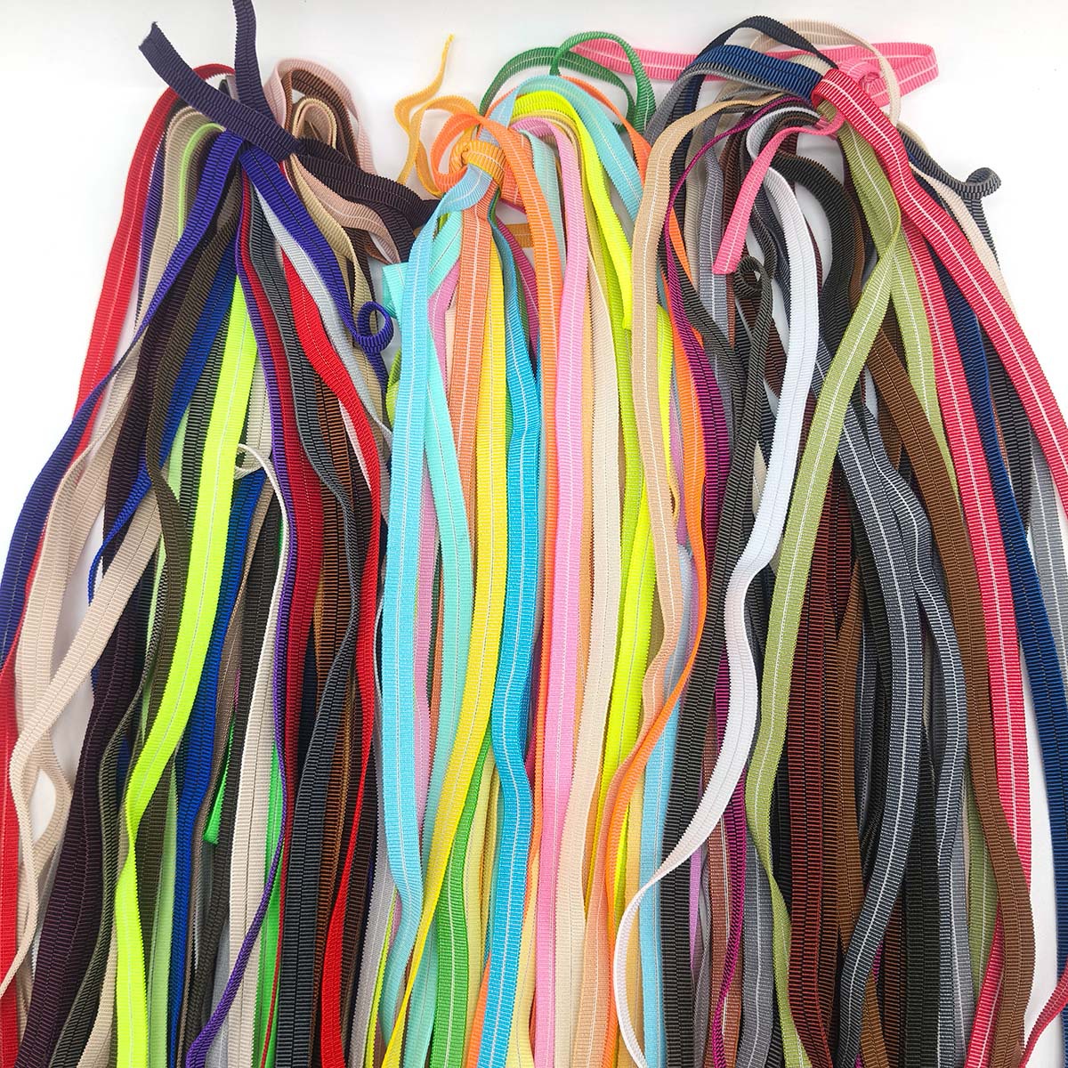 144 color 5 - 38mm color transparente malla de pescado hueco zapatos elásticos sombrero ajustable elástico hueco