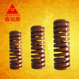 工厂直供耐高温模具弹簧抗疲劳高压力压缩模具弹簧直径茶色25-35