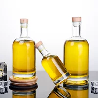Бутылка вина прозрачная бутылка водки пустая бутылка вина 500 мл зеленая слива фруктовая бутылка вина утолщенная бутылка ледяного вина оптом
