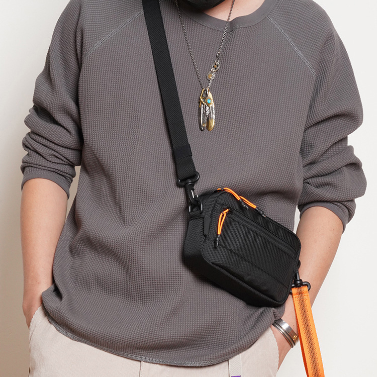 2025 New Nylon Ultra-Light Waterproof Hand-Held Crossbody Small Square Bag Mobile Phone Storage Lightweight Card Camera Backpack 2025 New Nylon Ultra-Light Waterproof Hand-Held Crossbody Small Square Bag Mobile Phone Storage Lightweight Card Camera Backpack