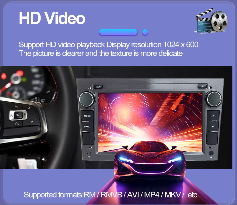 Suitable for 7inch Opel General Machine Gps High-Definition Screen Mp5 Bluetooth Android Car Navigation All-In-One Carplay
