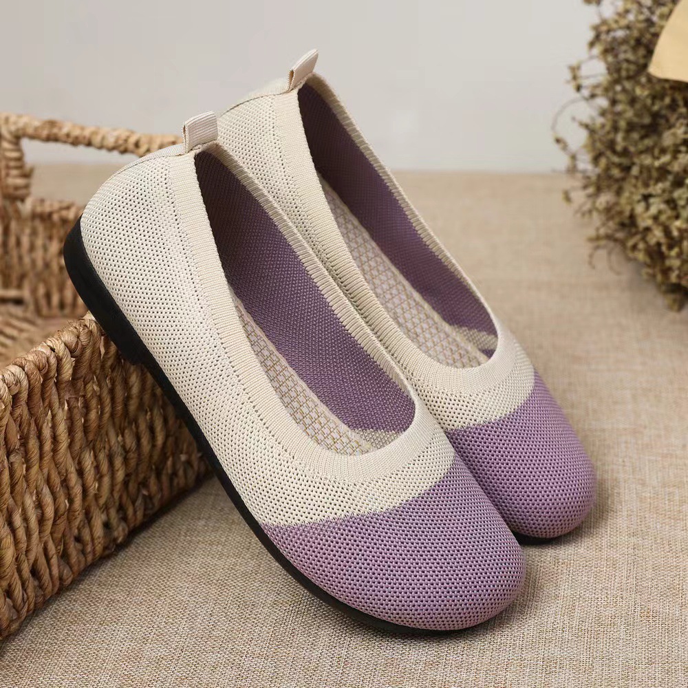 Viejos zapatos de tela de Beijing para mujeres, zapatos de conducción para mujeres, zapatos de tela