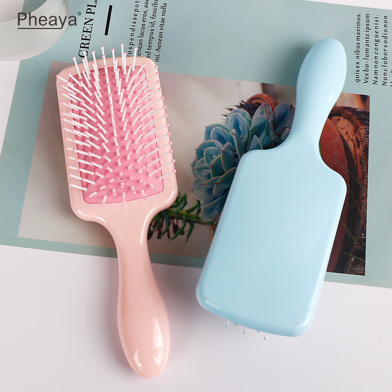 small size Square Air Cushion Massage Comb Macaron Color Girl Hair Comb Household Air Bag Comb Dormitory Student Comb