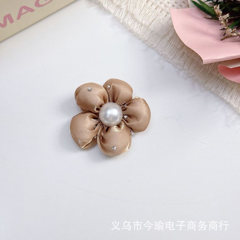 烫钻充棉花朵配件儿童发饰DIY饰品鞋袜包服饰配件五瓣花配饰辅料|undefined