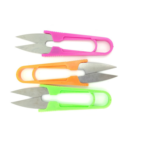 Bead jewelry three-hole hook needle stringing tool Buddha bead needle threader hook small hook needle DIY bead craft accessory