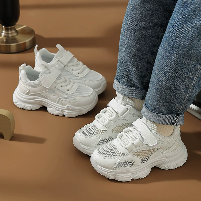 Обувь для девочек Детская спортивная обувь папы для мальчиков 2024 весна и осень новый осенний досуг большой ребенок дышащий легкий