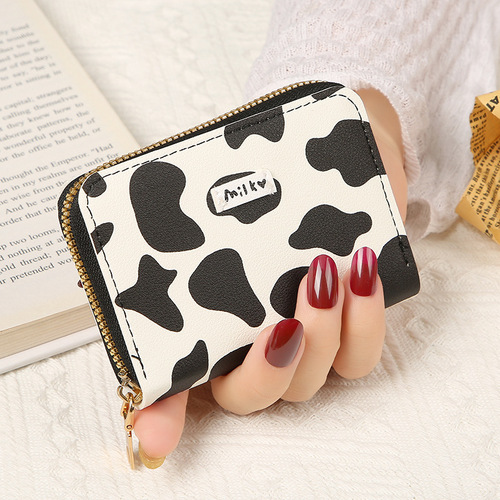  new card holder for women, exquisite, high-end, compact, large capacity, multiple card slots, ins style, cute ID small wallet