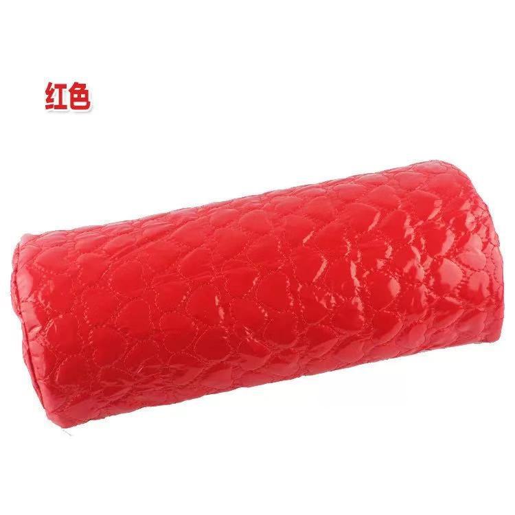 Manicura mano almohada traje conjunto completo de gama alta en línea rojo sol serie semicírculo melocotón corazón tienda de uso común pad mano herramientas ventas directas de fábrica