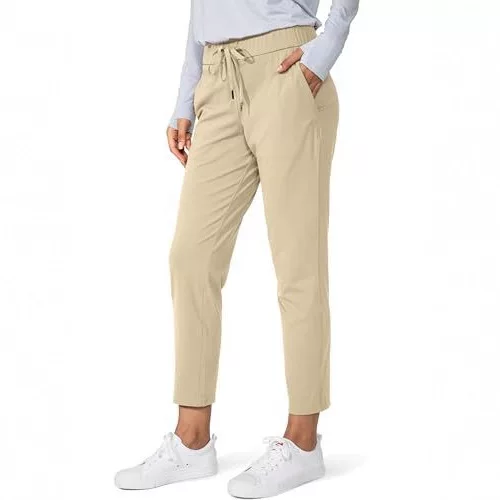 Women's Elastic Leg-Locking Sweatpants Suitable for Golf, Sports, Home, Travel, and Work Pants