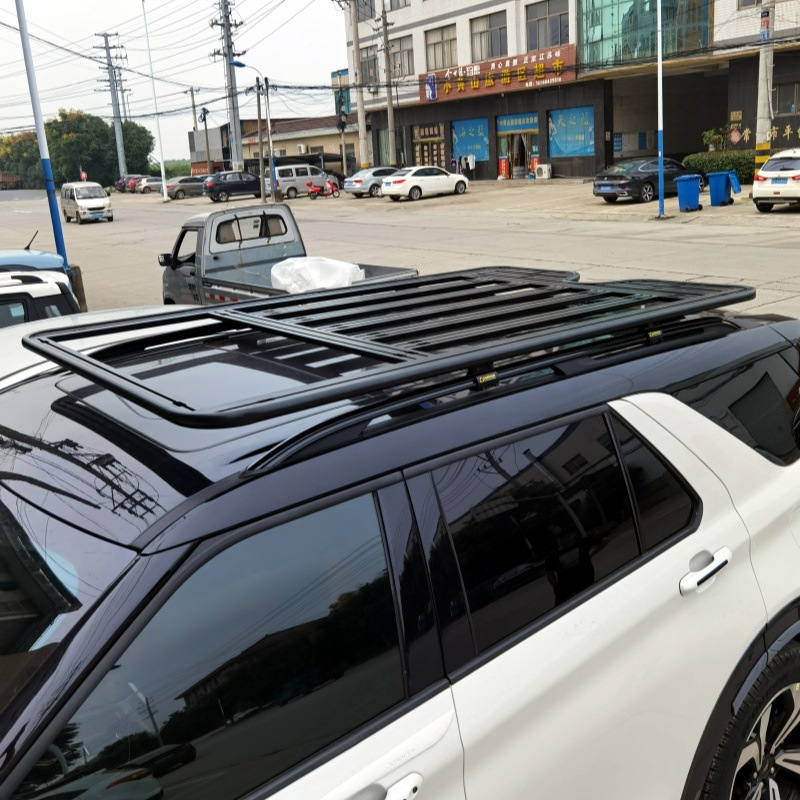 The Roof Luggage Rack for the Explorer Is Designed to Expand the Travel Capabilities of the Vehicle