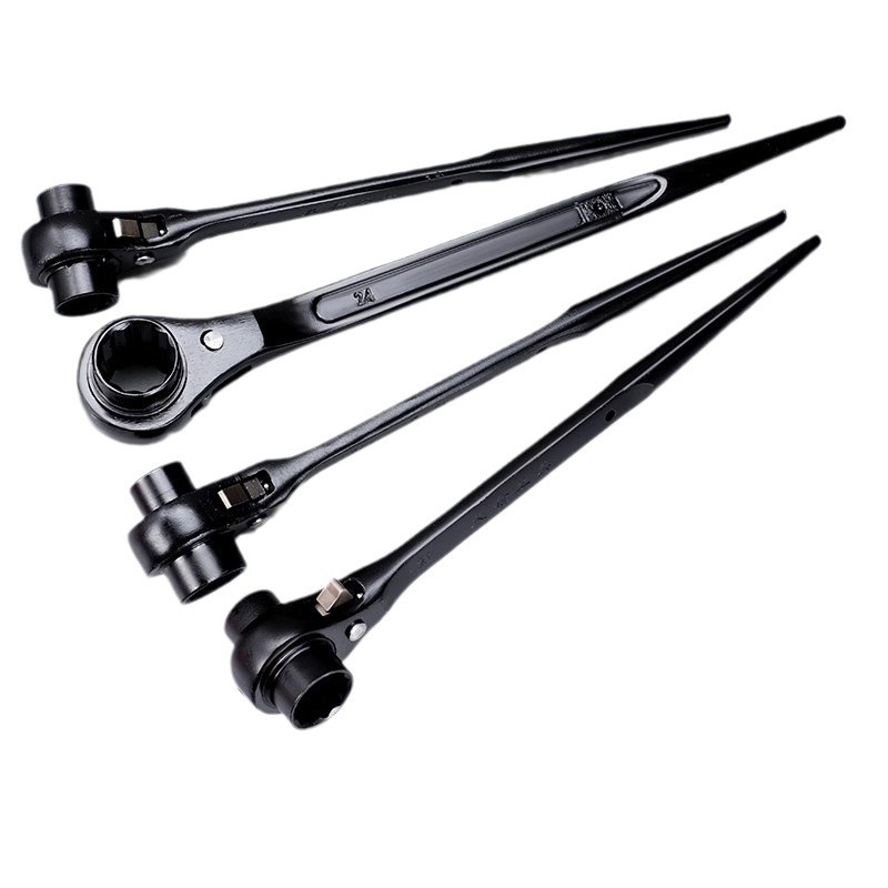 Llave de cola afilada multifuncional de manga de grado industrial de tamaño completo, llave de cola afilada de trinquete de doble propósito rápida y de ahorro de mano de obra