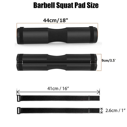 High density, high elasticity, good squat barbell shoulder pads, barbell weight protective cover, thickened barbell protective cover, barbell pad