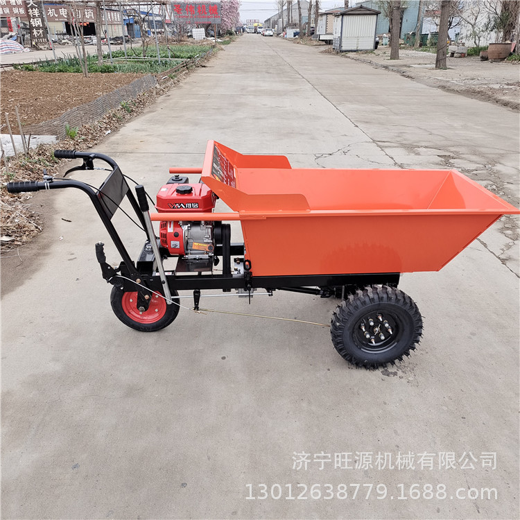 农用山地汽油运输车 道路清洁搬运翻斗车 建筑工地水泥运输车