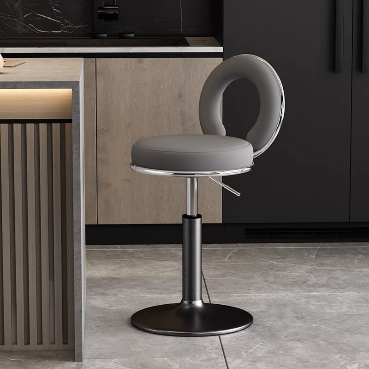 Silla de bar respaldada taburetes altos para el hogar taburetes modernos simples de alta calidad cajero de recepción elevador silla de bar alta