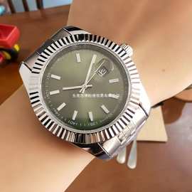 手表石英高级感带日历石英女表外贸劳家手表男爆款女款轻奢手表