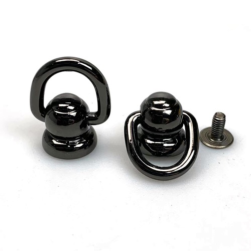 Guangzhou source of imitation 360 rotating monk head large width 12MM luggage hardware accessories