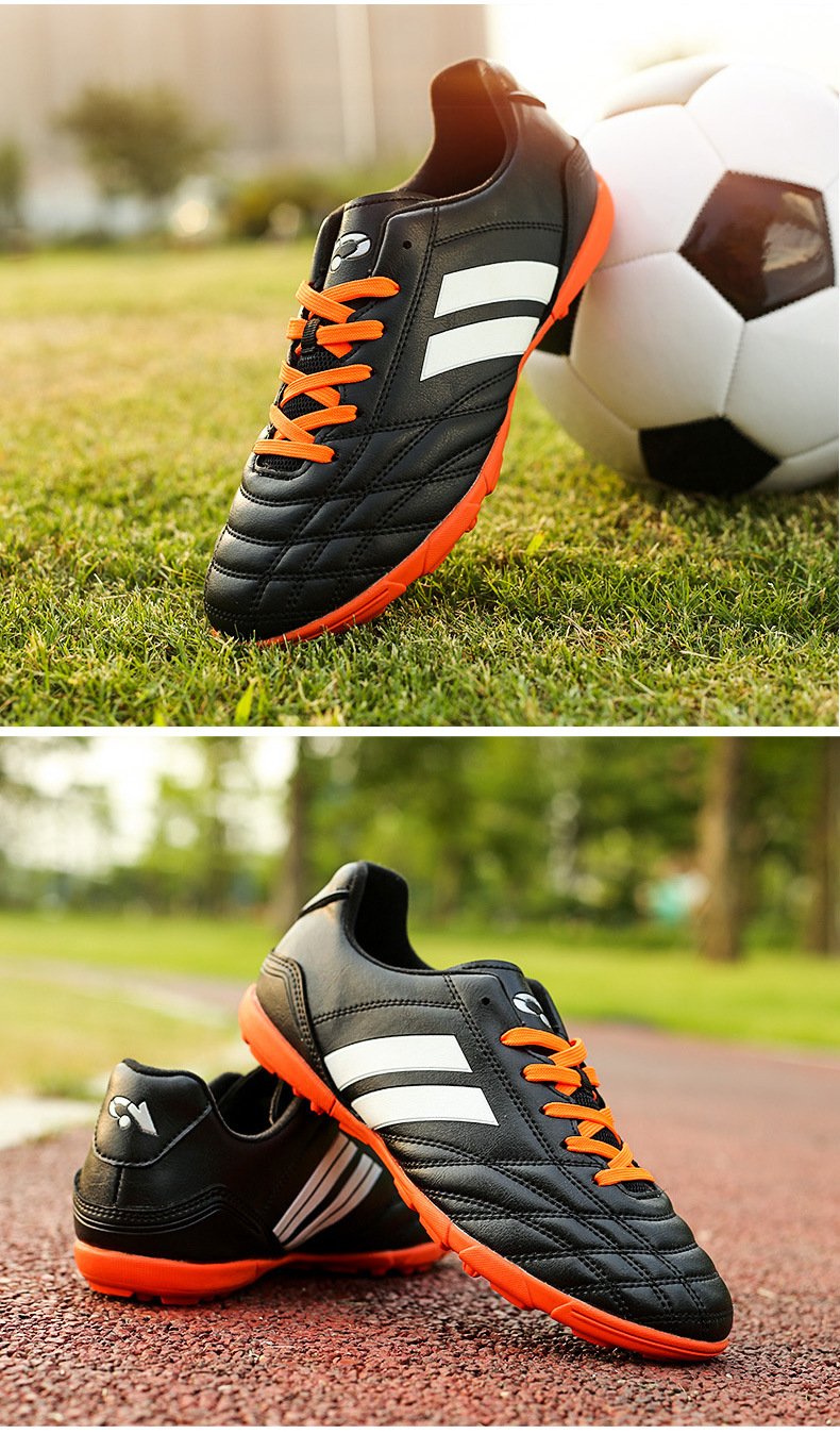 Calcio con chiodi rotti TF in erba artificiale per adolescenti, ragazzi, ragazze, studenti, piedi in pelle per allenamenti di calcio e_voghion.com