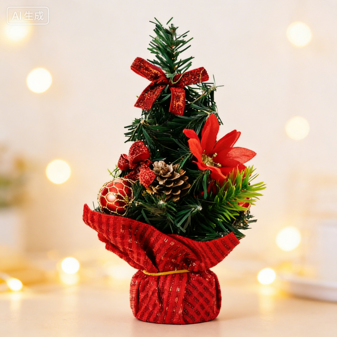 Árbol de joyería 20cm mini árbol decorativo de Navidad FESTIVAL DE Navidad centro comercial actividad decoraciones escritorio pequeño árbol