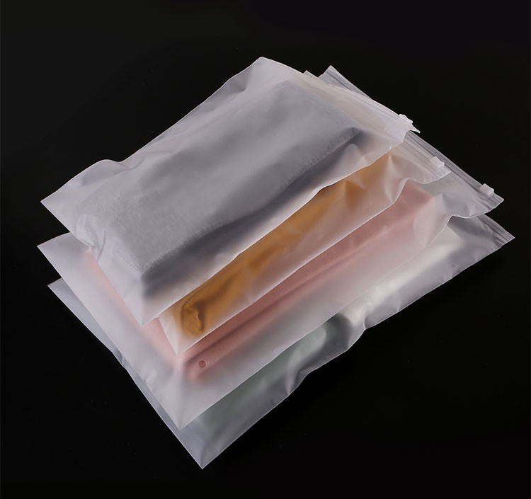 透明拉链袋服装袜子磨砂袋衣服毛巾包装袋内衣袋EVA自封口袋|undefined