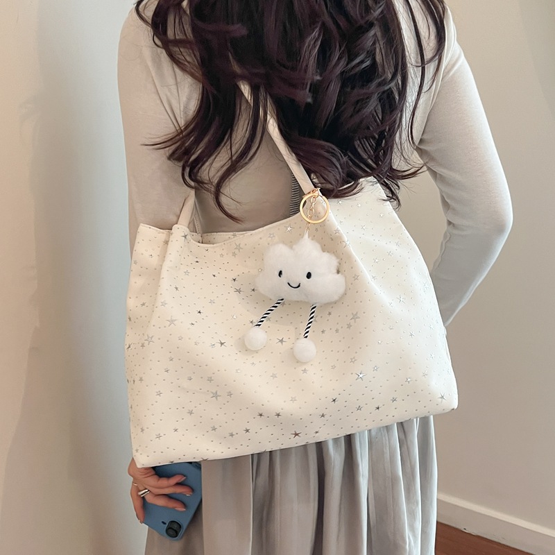 Nicho coreano 2026 nueva estrella nube bolso de hombro de viaje de gran capacidad de mujer bolso lindo image 3