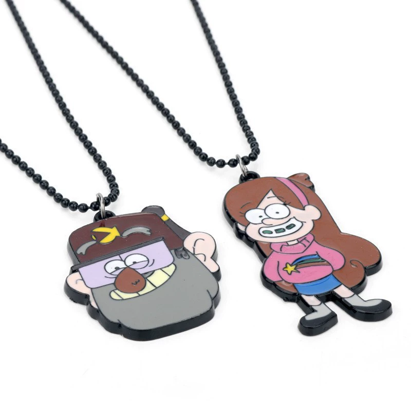 Потусторонний ожерелье из американской анимации Weird Town Gravity Falls Delta Bill Bill Bill Dip Diary Keychain
