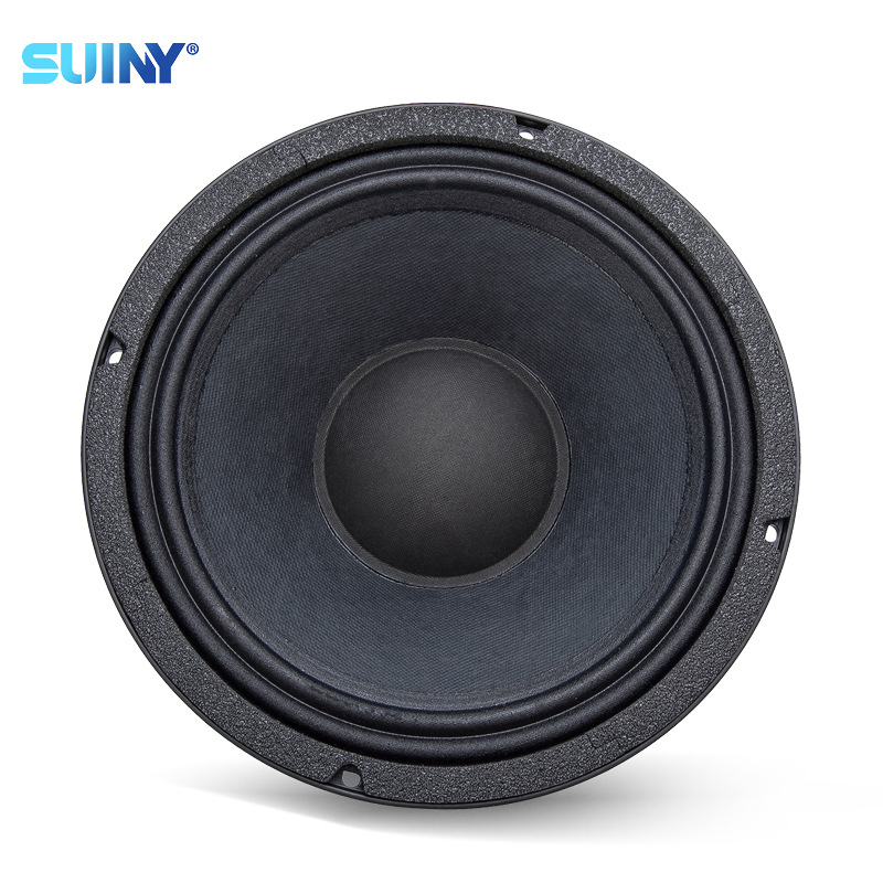 SUINY/Shuyin Subwoofer de 10 pulgadas 75 núcleos 180 marco de aluminio magnético medio-bajo borde de tela altavoz de escenario KTV de alta potencia