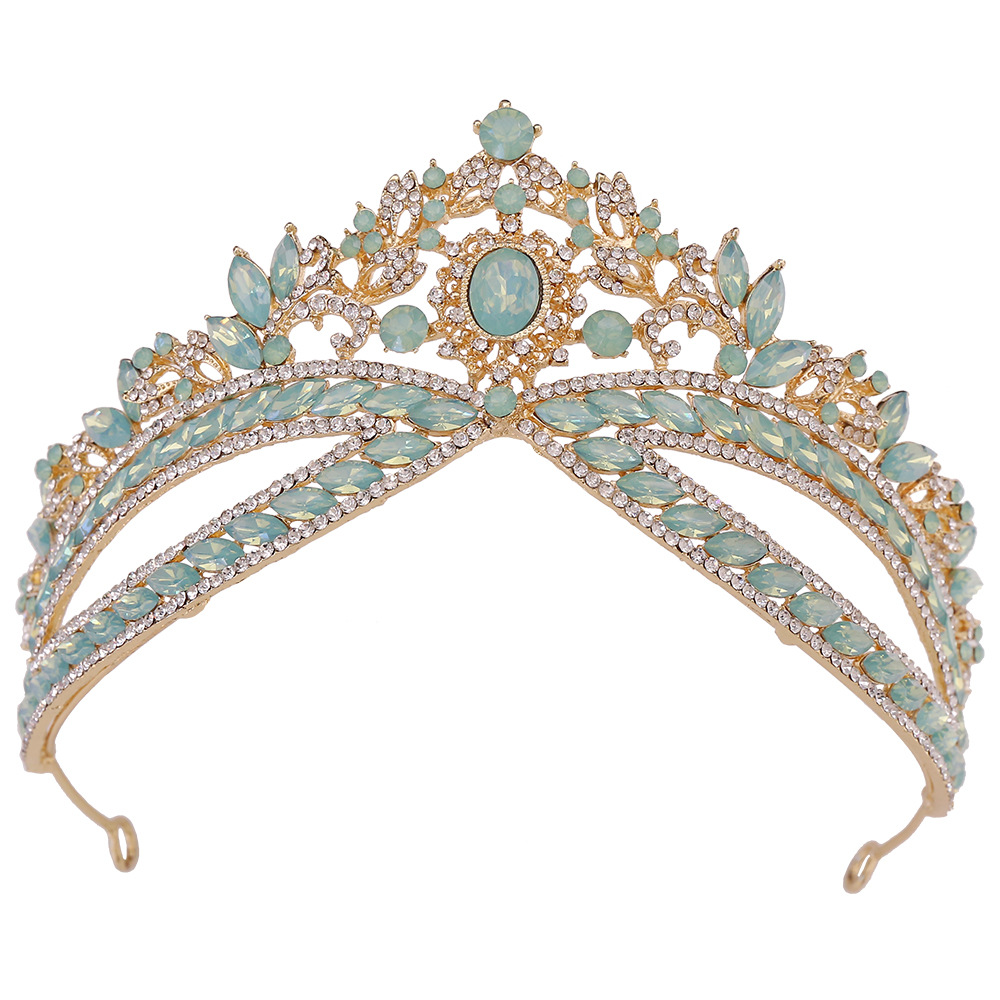 150g Weight Crown Hair Accessories Type 1 Piece Quantity Holiday, Wedding, Birthday Occasion Artificial Crystal, Alloy Material Crown Pattern Women's Gender Diamond Design Simple Style Style Simple Style Women's Crown Artificial Crystal Alloy Diamond Crown 36