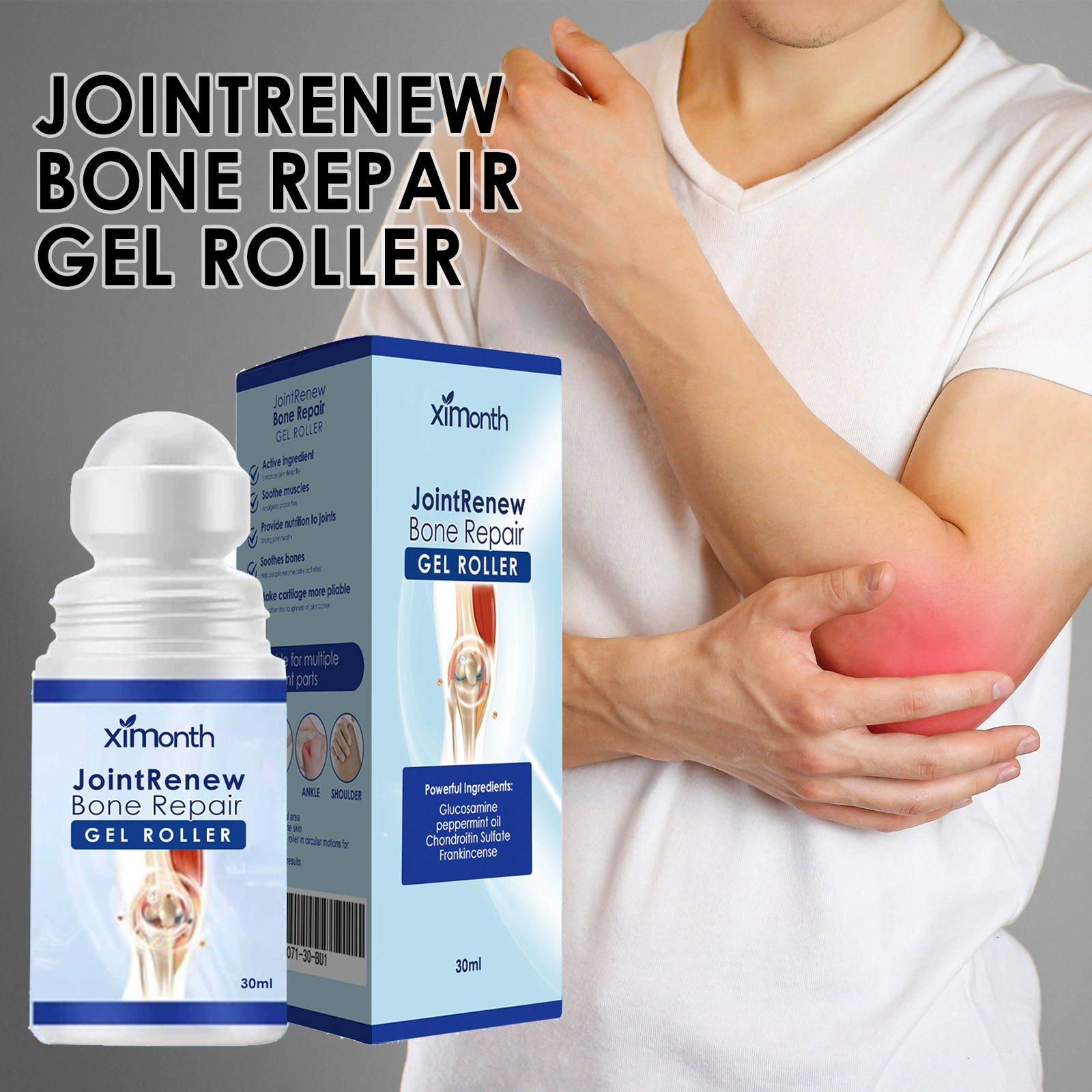 Ximonth Уход за суставами Шариковый массаж снимает боль в плече, шейке, пояснице, лодыжке, суставах Уход за телом Шарик