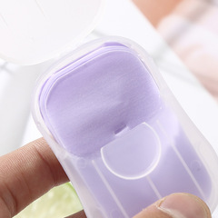 50 disposable portable soap tablets, mini outdoor hand soap tablets, boxed soap paper, travel supplies, paper soap