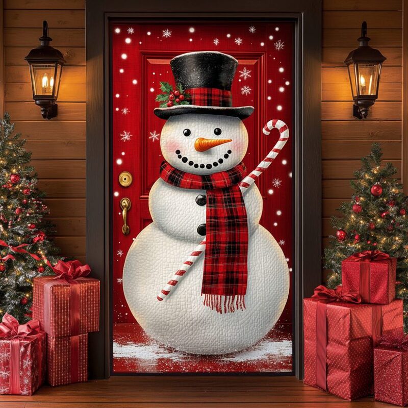 Cross-Border Foreign Trade Winter Snowman Art Quilted Door Curtain Home Decoration Door Curtain Digital Printing Source Manufacturer Wholesale Cross-Border Foreign Trade Winter Snowman Art Quilted Door Curtain Home Decoration Door Curtain Digital Printing Source Manufacturer Wholesale