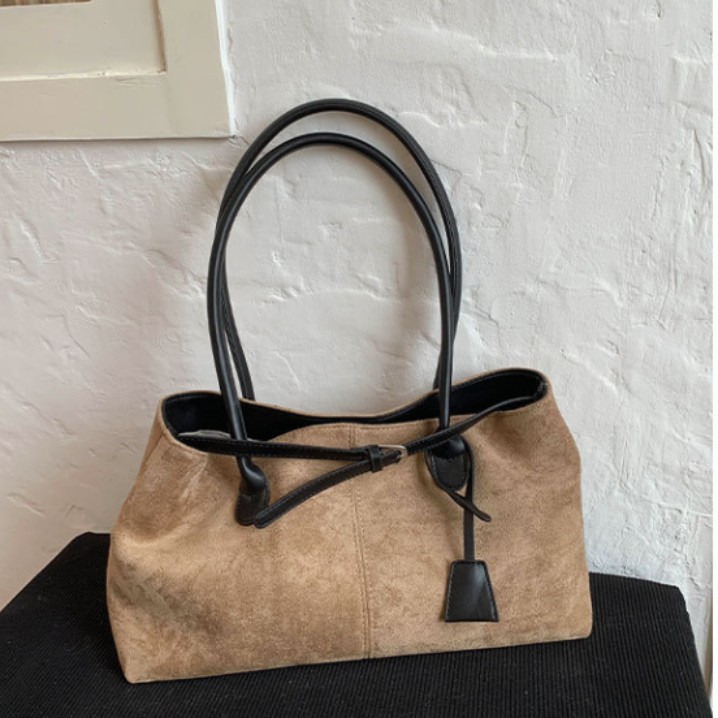 2026 Autumn New Women's Underarm Bag with a High-End Feel, Large Capacity Handbag, Tote Bag, Shoulder Bag, Cross-Border