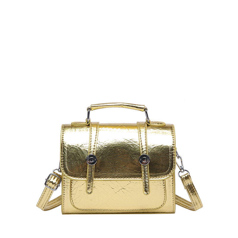 Temperamento simple y moderno bolso coreano 2025 primavera nuevo bolso bandolera ins colorido pequeño bolso cuadrado marea