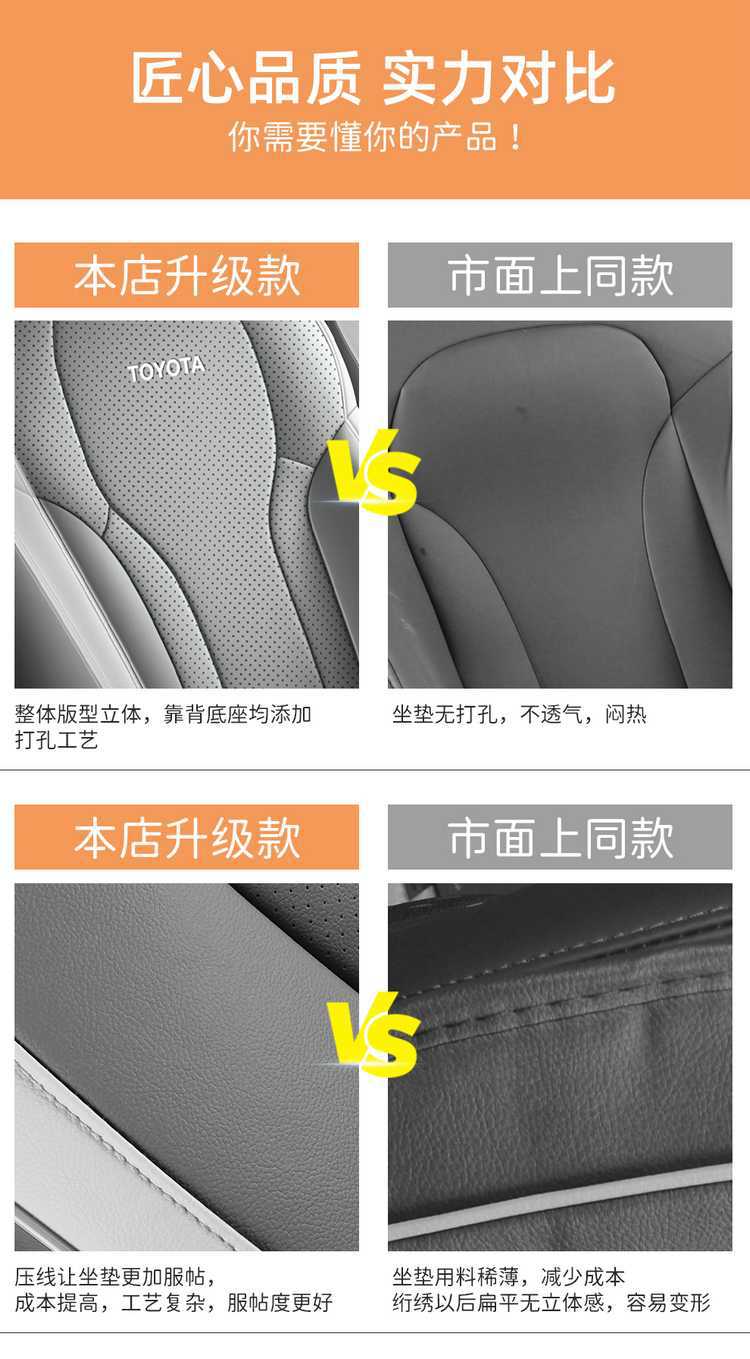 2026 New Toyota Frontlander Seat Covers, Custom-Fit Car Seat Cushions, All-Season Universal Full-Cover Seat Covers