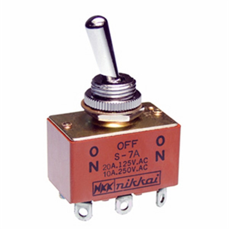 S-7A摇头开关NKK原装正品钮子开关S7A摇臂开关