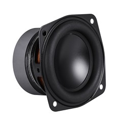 3inch 黒ポット底アルミシートキャップ 4Ω20 ワット重低音スピーカー/屋外スピーカー Bluetooth デバイススピーカー