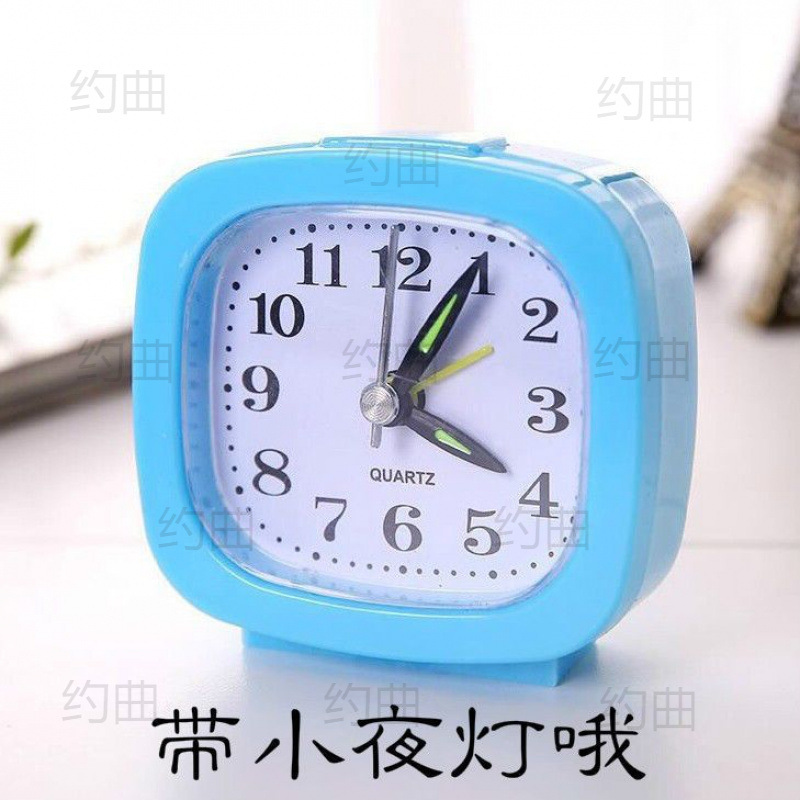 Reloj despertador para estudiantes con cabecera silenciosa simple creativa reloj electrónico para niños reloj multifuncional pequeño dormitorio reloj despertador para estudiantes