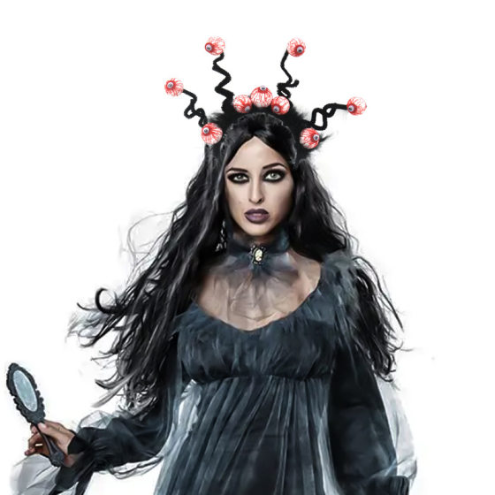 Cox Cross Border Halloween 2023 New Original Headband Decorations Children's Ghost Eyeballs Hairband Ghost Party