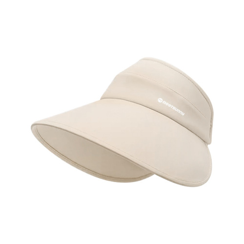 MEETSUNNY summer anti-UV sun hat women's sun hat empty top sun hat large brim shell hat