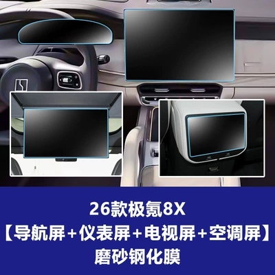 Car Interior Accessories Wholesale: Car interior film - 26-models-of-zekrypton-8x-small-navigation-screen-instrument-screen-rear-tv-screen-rear-air-conditioning-screen-frosted-tempered-film